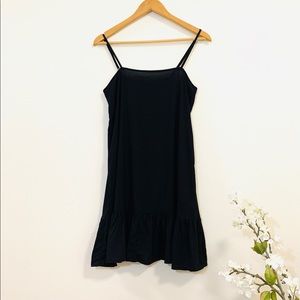 Cotton On Black Drop Waist Dress